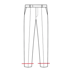 Hose kürzen mit Stoßband