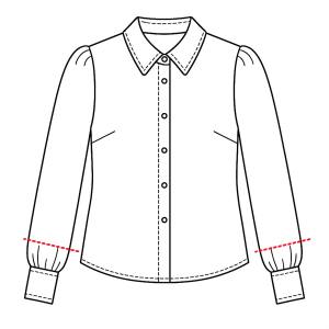 Blusenärmel kürzen