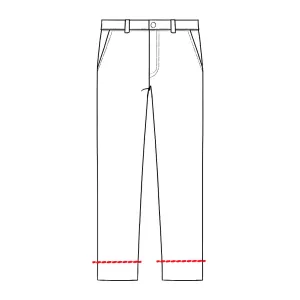 Hose kürzen mit Maschinensaum