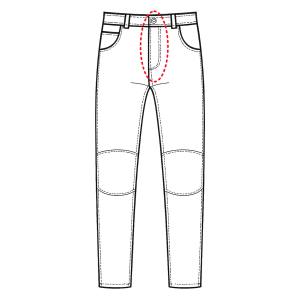 Lederhose Reißverschluss reparieren