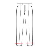 Hose kürzen mit Stoßband