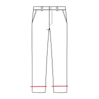 Hose kürzen mit Maschinensaum