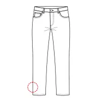 Hosenbeine enger nähen