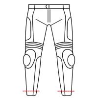 Motorradhose kürzen