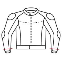 Motorradjacke Ärmel kürzen